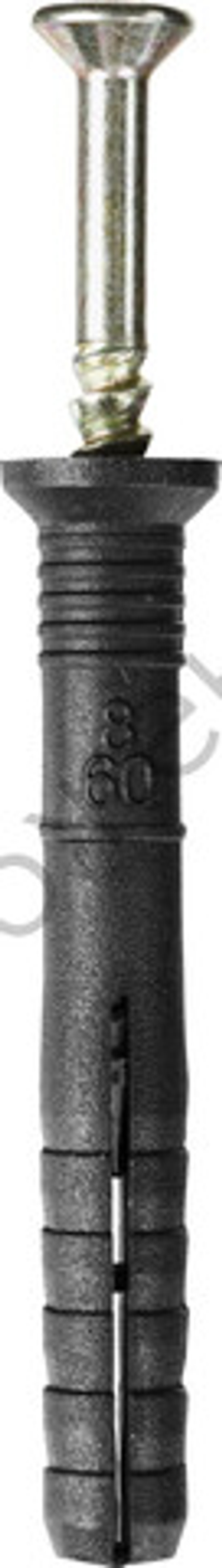 STAYER 8 x 60 мм, потайный бортик, дюбель-гвоздь полипропиленовый, 1000 шт (30640-08-060)