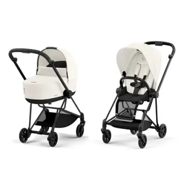 Детская коляска Cybex Mios 2 в 1 Off White Matt Black