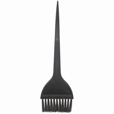 Кисть для окрашивания волос, широкая, 21 х 6 см, цвет чёрный