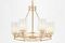 Подвесная люстра Lumina Deco Marietta LDP 8025-6 F.GD+WT