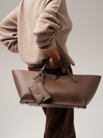 Женская кожаная сумка DBR 31136 коричневый какао