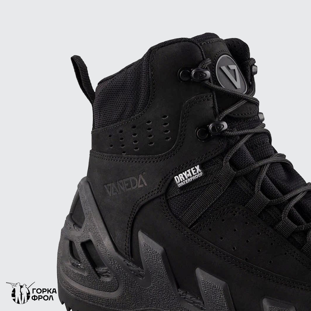 Ботинки тактические Vaneda V-Clutch Pro Mid Dry-Tex чёрные оригинал
