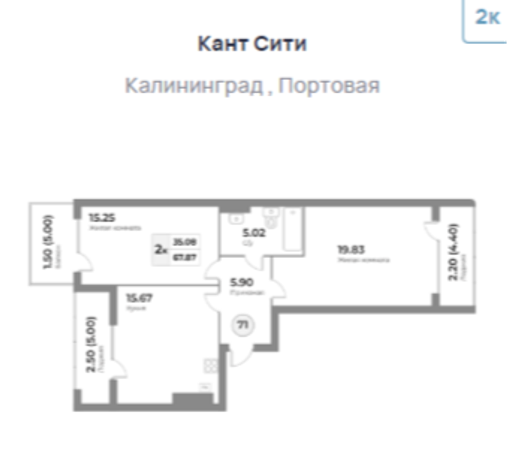Жилой Комплекс "Кант Сити" Бизнес-класс г. Калининград, ул. Портовая