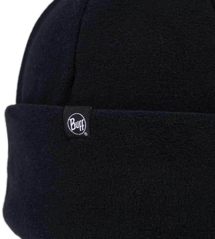 Шапка флисовая Buff Polar Prints Solid Black Фото 2