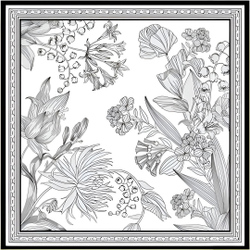 Платок двойной печати 88x88 см AV-BSD1031240261