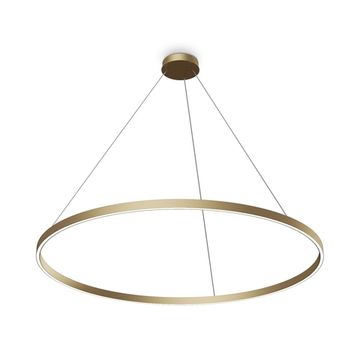 Подвесной светодиодный светильник 81W 2600К/3500К MOD058PL-L65BSK латунь Rim Maytoni