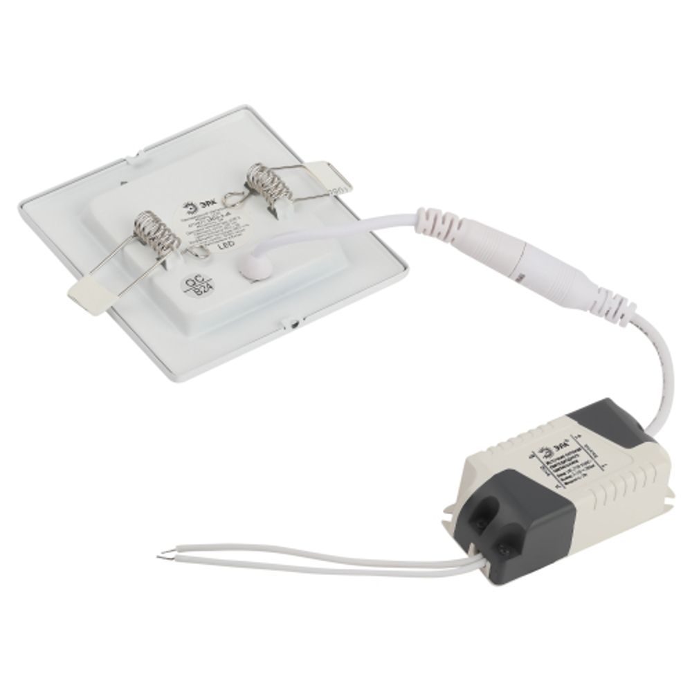 Светильник светодиодный встраиваемый Даунлайт ЭРА LED 2-3-4K Slim панель 3Вт 4000К квадрат