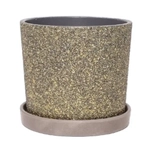 Горшок Дакар серый кедр №2