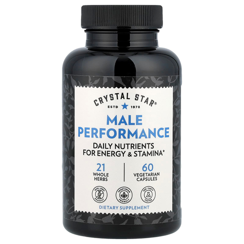 Crystal Star, Male Performance, 60 растительных капсул