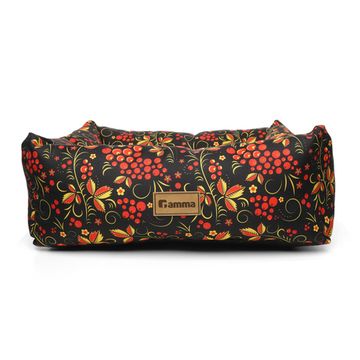 Gamma Лежанка для животных "Калинка", черная, 470*370*170мм