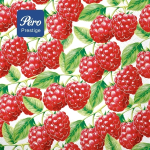 Салфетки бумажные 33*33 Pero Prestige Ягода - малина, 3сл 20л