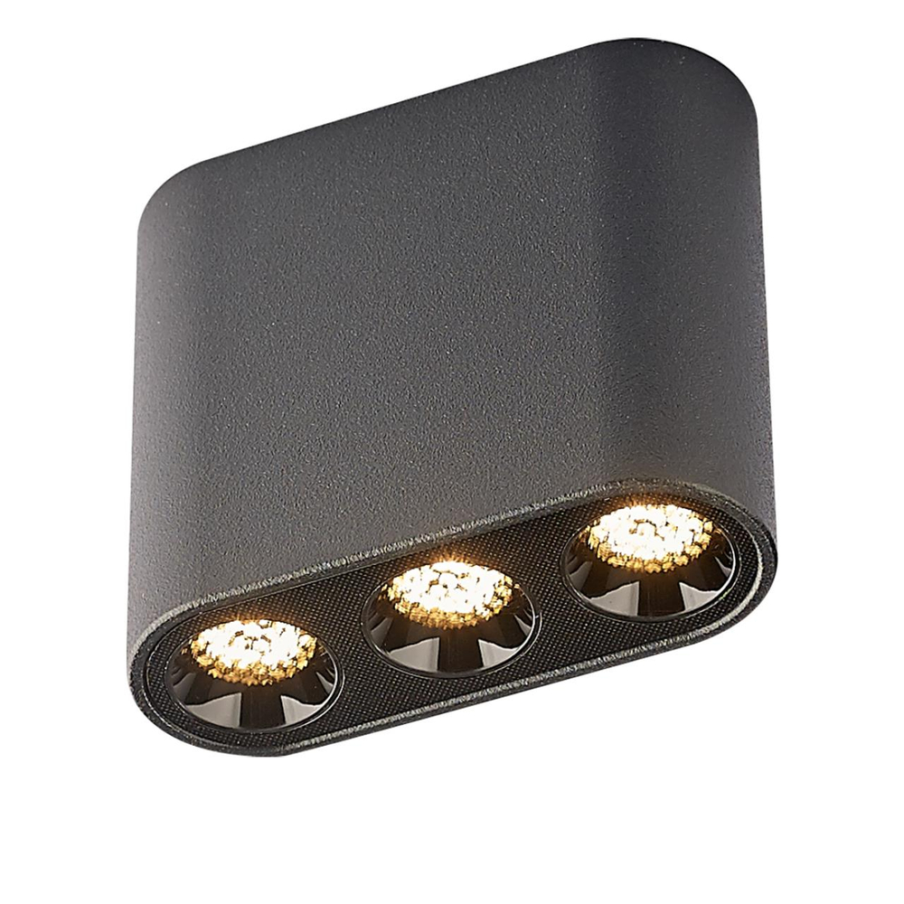 7092/8CL HIGHTECH ODL25 335 Потолочный светильник черный/металл/акрил IP20 LED 5W 380Лм 3000K 220V SMALL