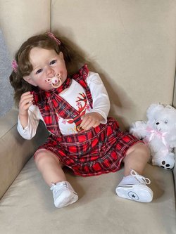 Кукла Реборн мягконабивная 75см в пакете (FA-348)