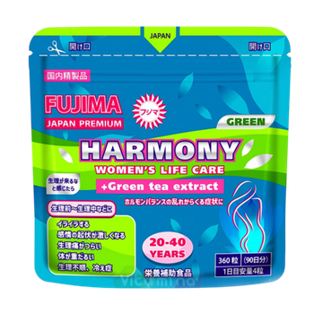 Fujima Harmony 360 caps Green 20-40 / Red 40+ , Комплекс Гармония для Женского здоровья