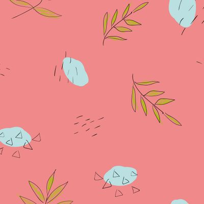 Абстракция листья круги