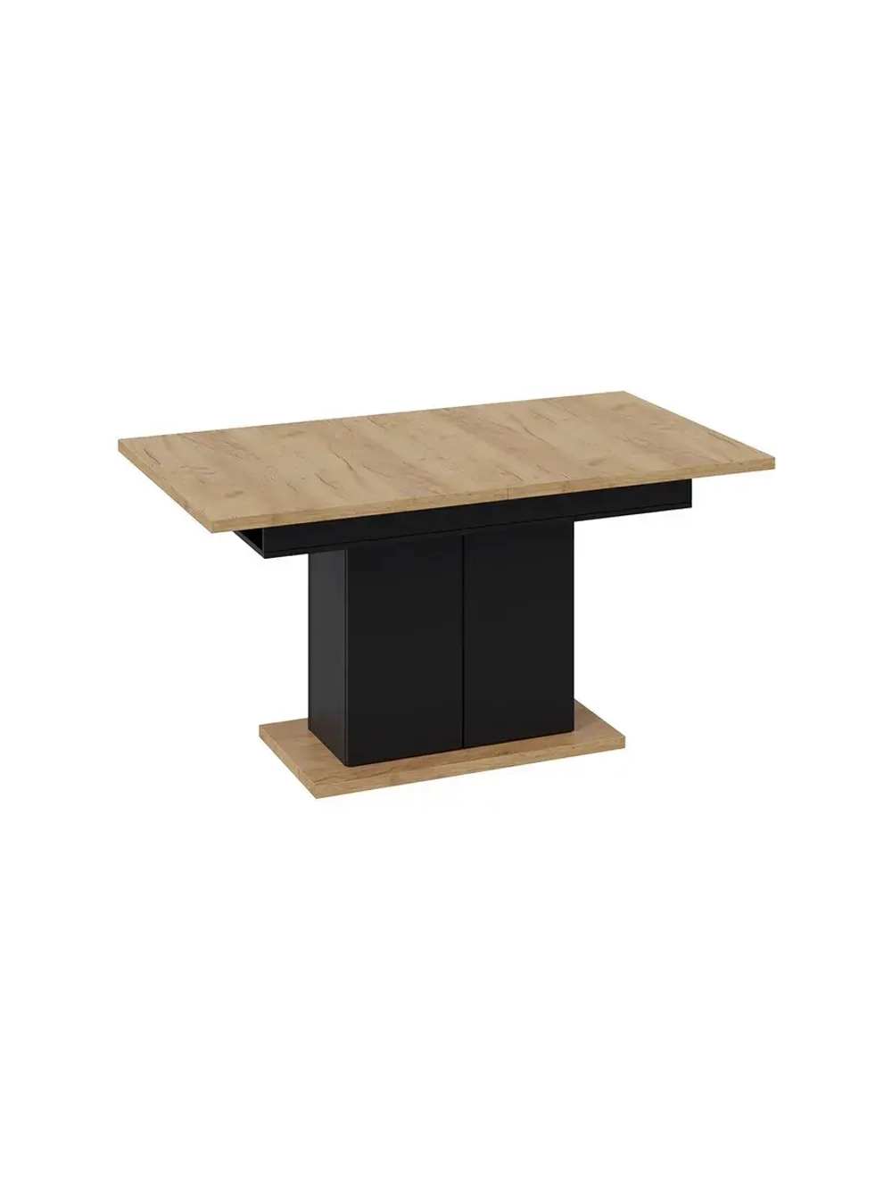 Стол кухонный Черный 150 (201)х85х77 см