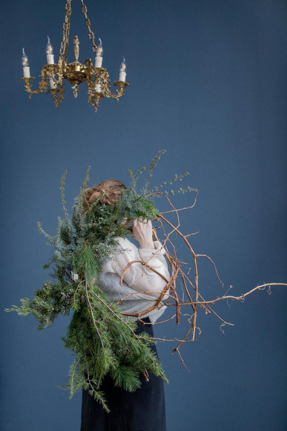 Венок Green wooden