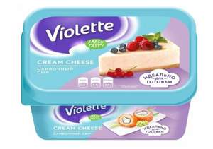 СЫР ТВОРОЖНЫЙ СЛИВОЧНЫЙ 400ГР VIOLETTE