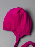 Шапка для девочки с ушками осенняя