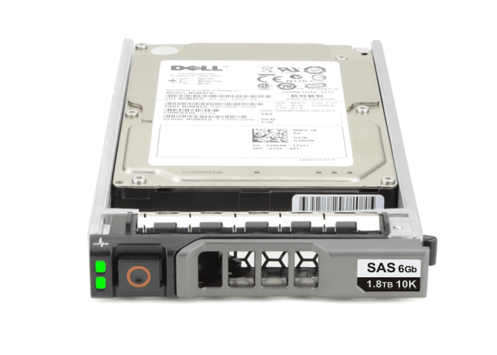 Жесткий диск Dell 06X8KP 1.8-TB 6G 10K 2.5 SAS w/G176J