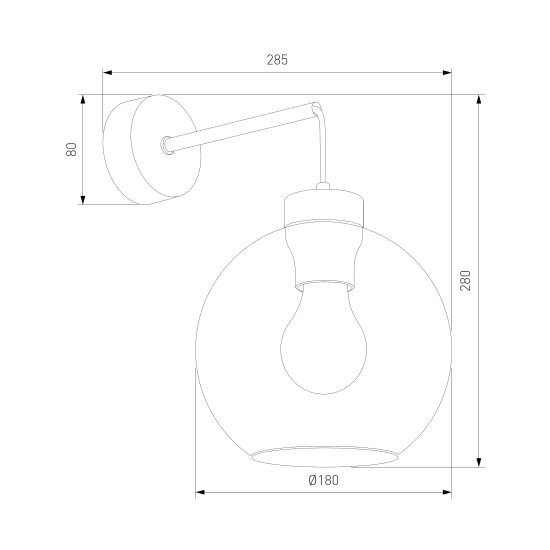 10243 / настенный светильник / Cubus