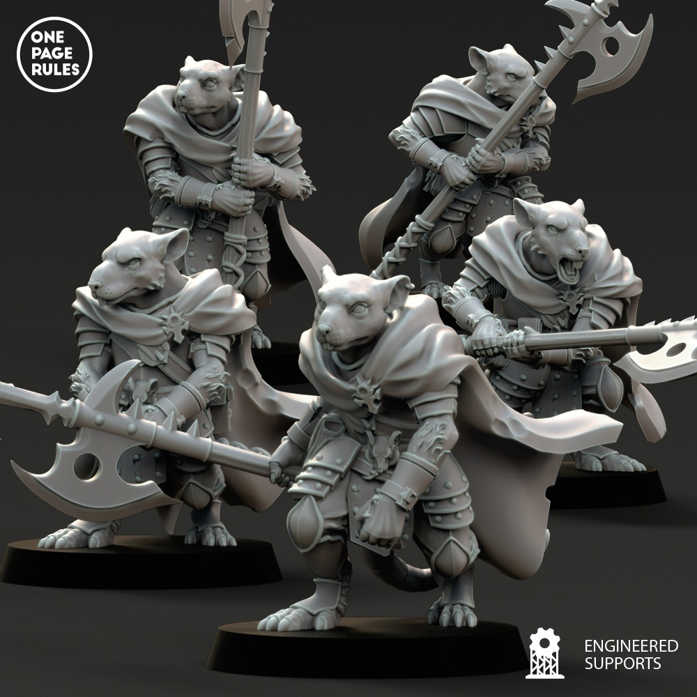 Skaven Verminlords Halberds