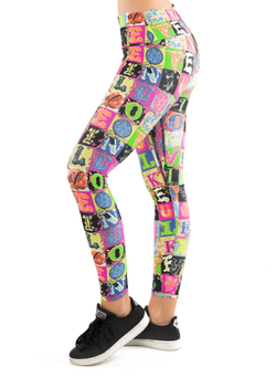 Leginsy Lucky in Love Rockin Rococo Hi-Lucky Lane Legging Women - разноцветный