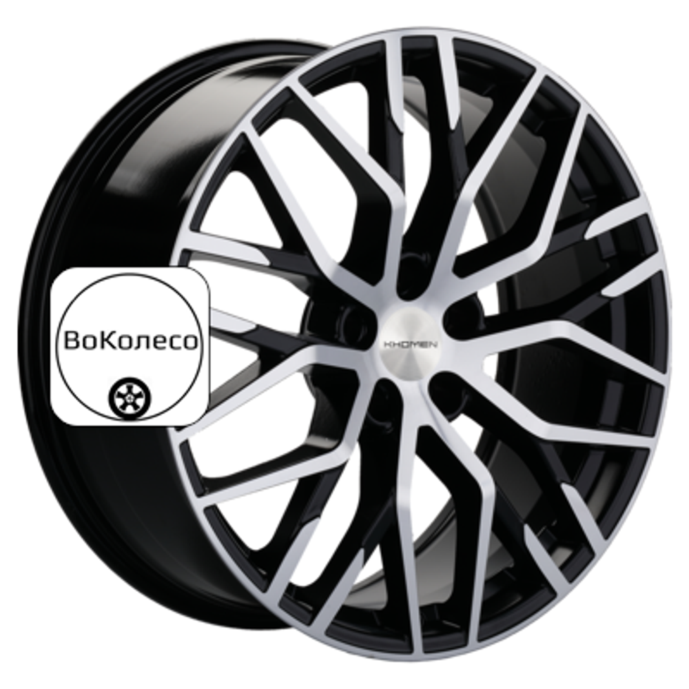8,5x20/5x112 ET20 D66,5 KHW2005 (Q8) Black-FP Khomen Wheels