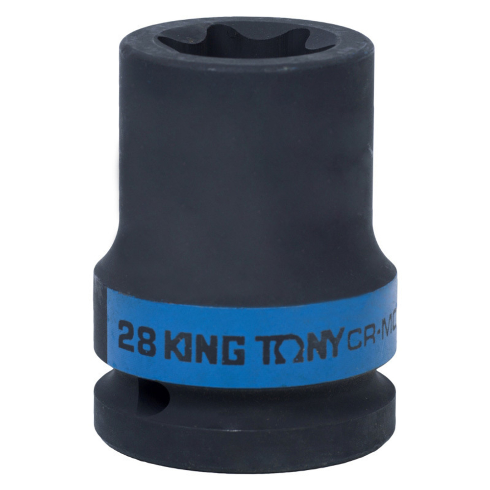 KING TONY (657528M) Головка торцевая ударная TORX Е-стандарт 3/4", E28