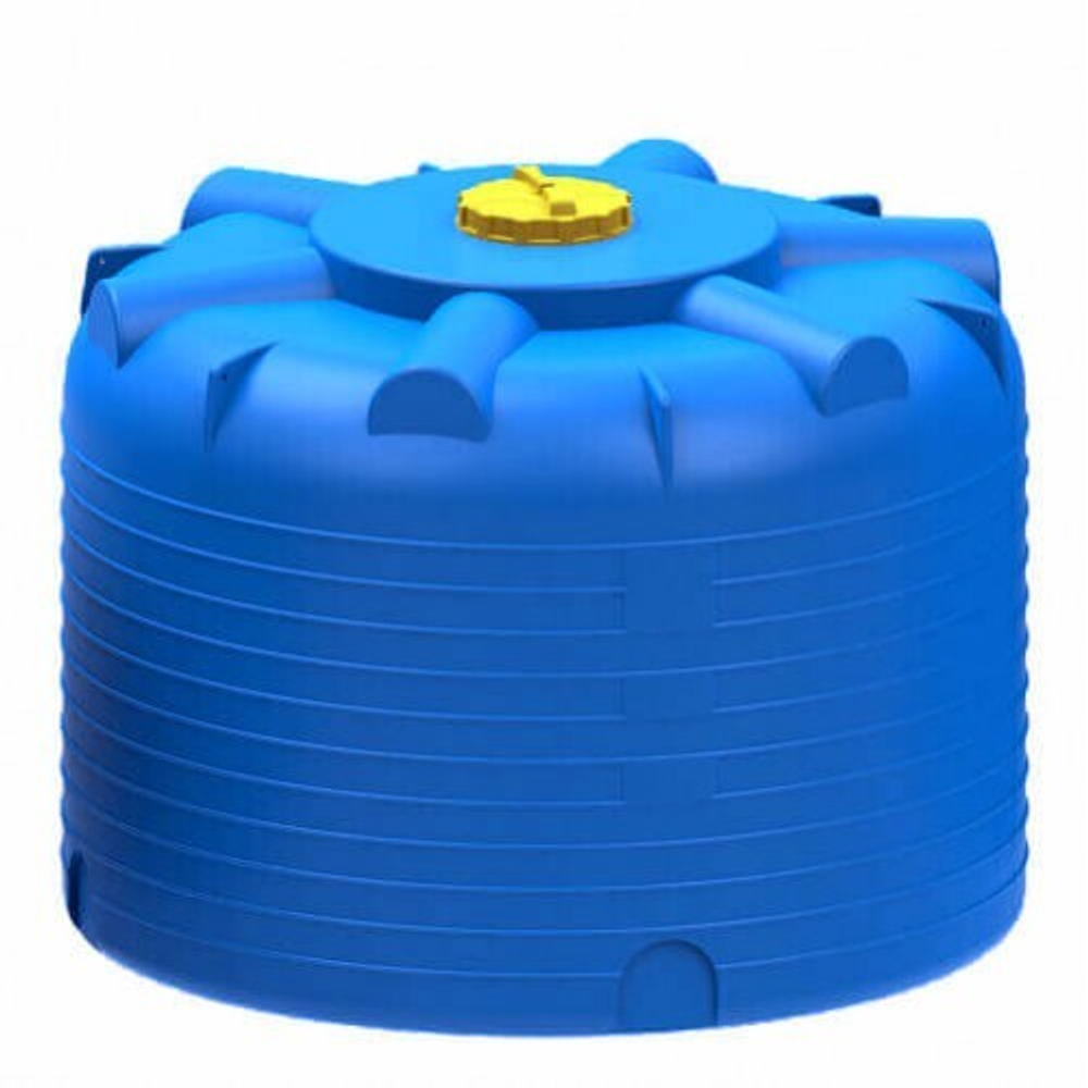 Емкость Пласт Инжиниринг цилиндрическая 15000 л. вертикальный (3070x3070x2420см;синий) - арт.560089