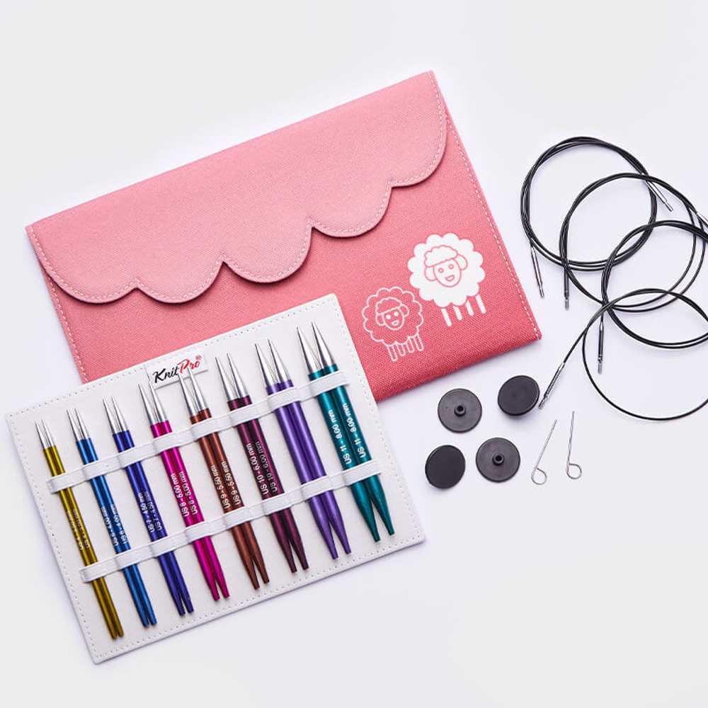 Набор "Deluxe" спиц съемных "Zing", KnitPro, длина 13см,