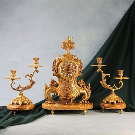 Винтаж: Часовой гарнитур в стиле Неорококо