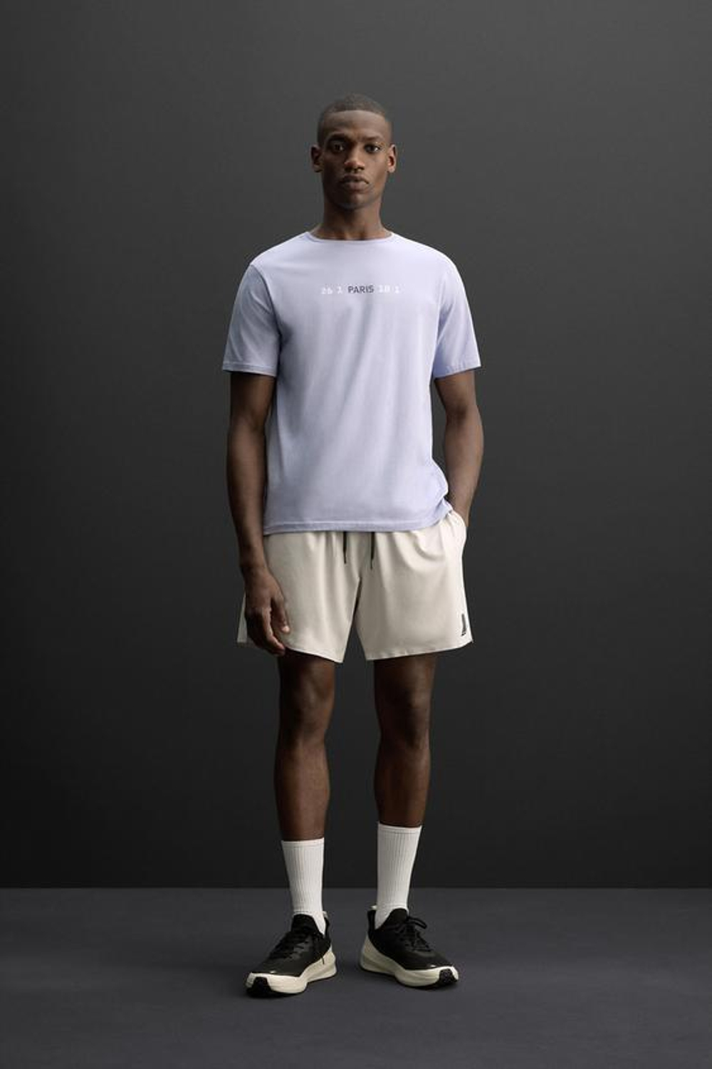 ZARA ФУТБОЛКА С ПРИНТОМ PARIS, ЛАВАНДОВЫЙ