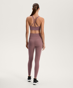 Oysho Спортивный бюстгальтер с бретелями на спине, бледно-розовый