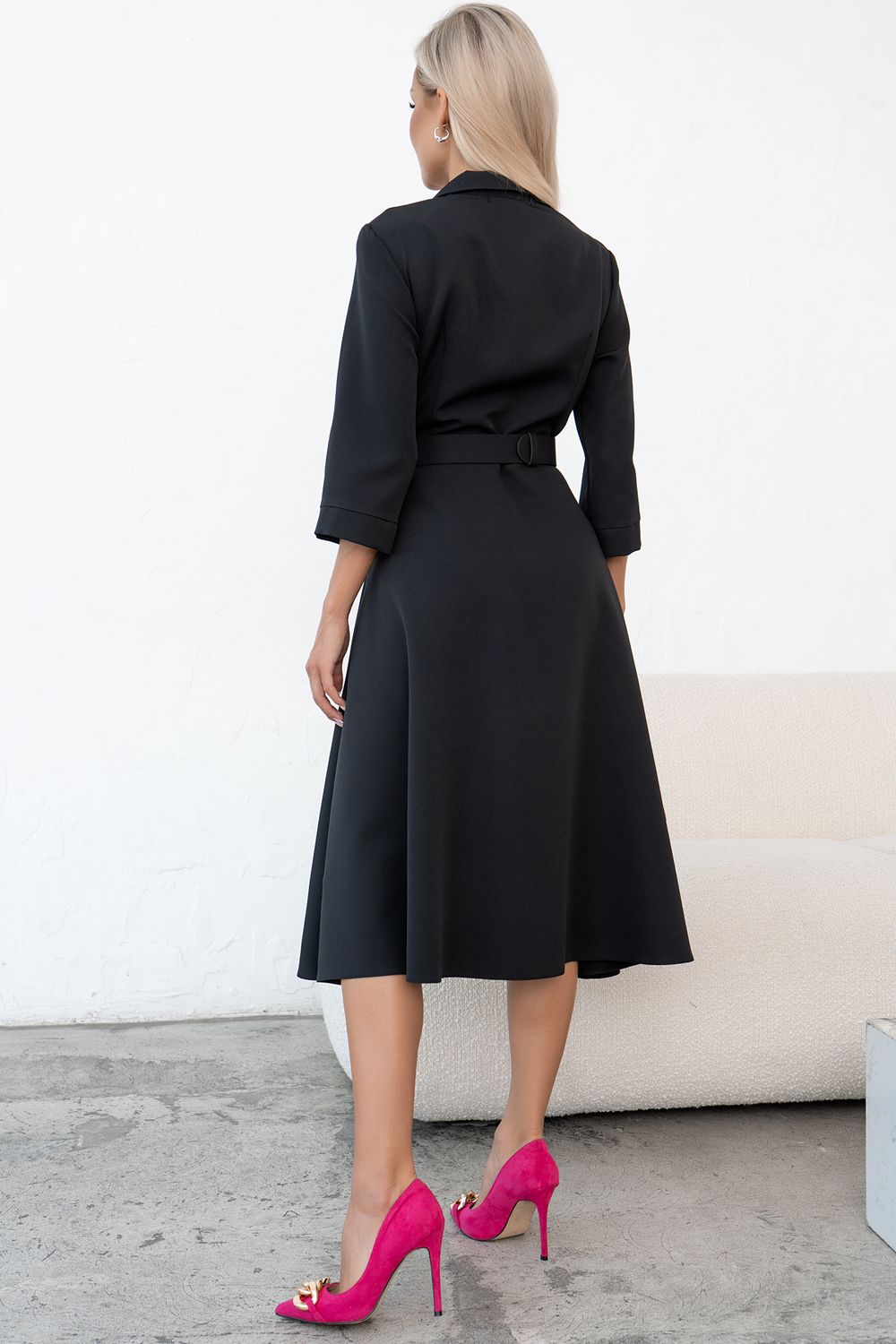 Платье Дана (черный)-52р-р Р11-1221 Nikol