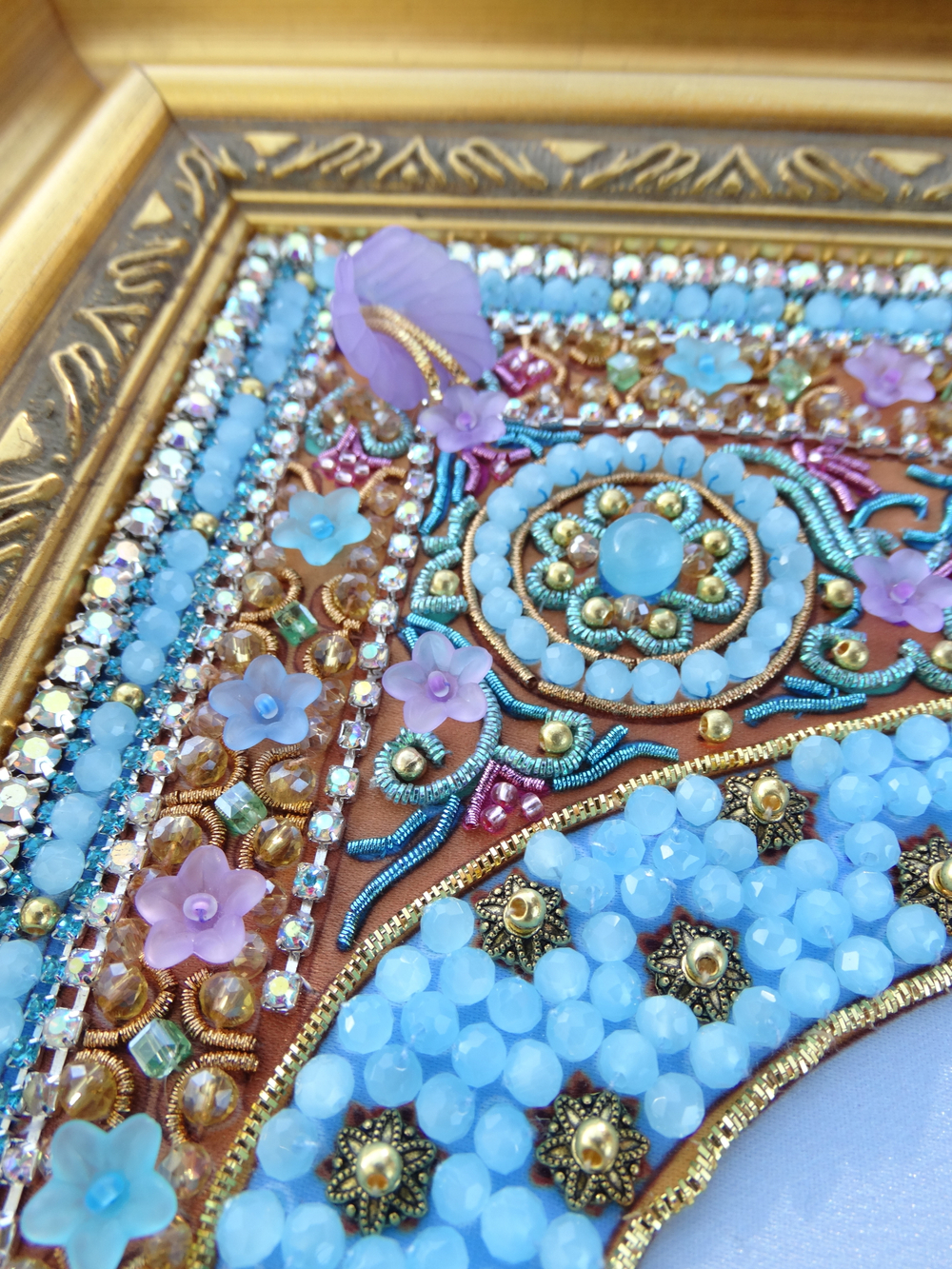 Принт-И25 Ткань с нанесенной авторской схемой Богородица Помощница в родах (+инструкция)