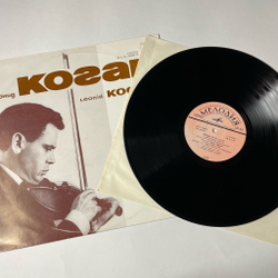 Винтажная виниловая пластинка LP Леонид Коган, М. Брух / Ф. Мендельсон, Концерт № 1 Для Скрипки С Оркестром / Концерт Для Скрипки С Оркестром (СССР 1973)