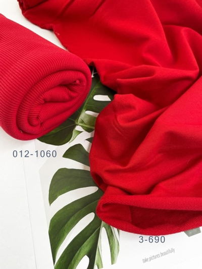 КРАСНЫЙ - Кашкорсе с лайкрой, компакт пенье (1145)