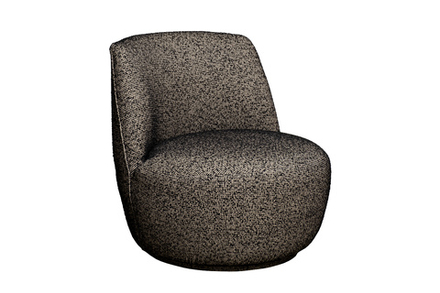 Кресло Garda Decor Риволи (GD, Rivoli) поворотное рогожка черно-золотое Santo302-CHZOL 73*80*74 см