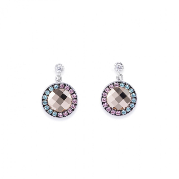 Серьги Coeur de Lion Rose Turquoise 4954/21-1906