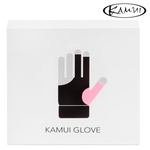 Перчатка для бильярда "Kamui QuickDry" розовая/черная левая L