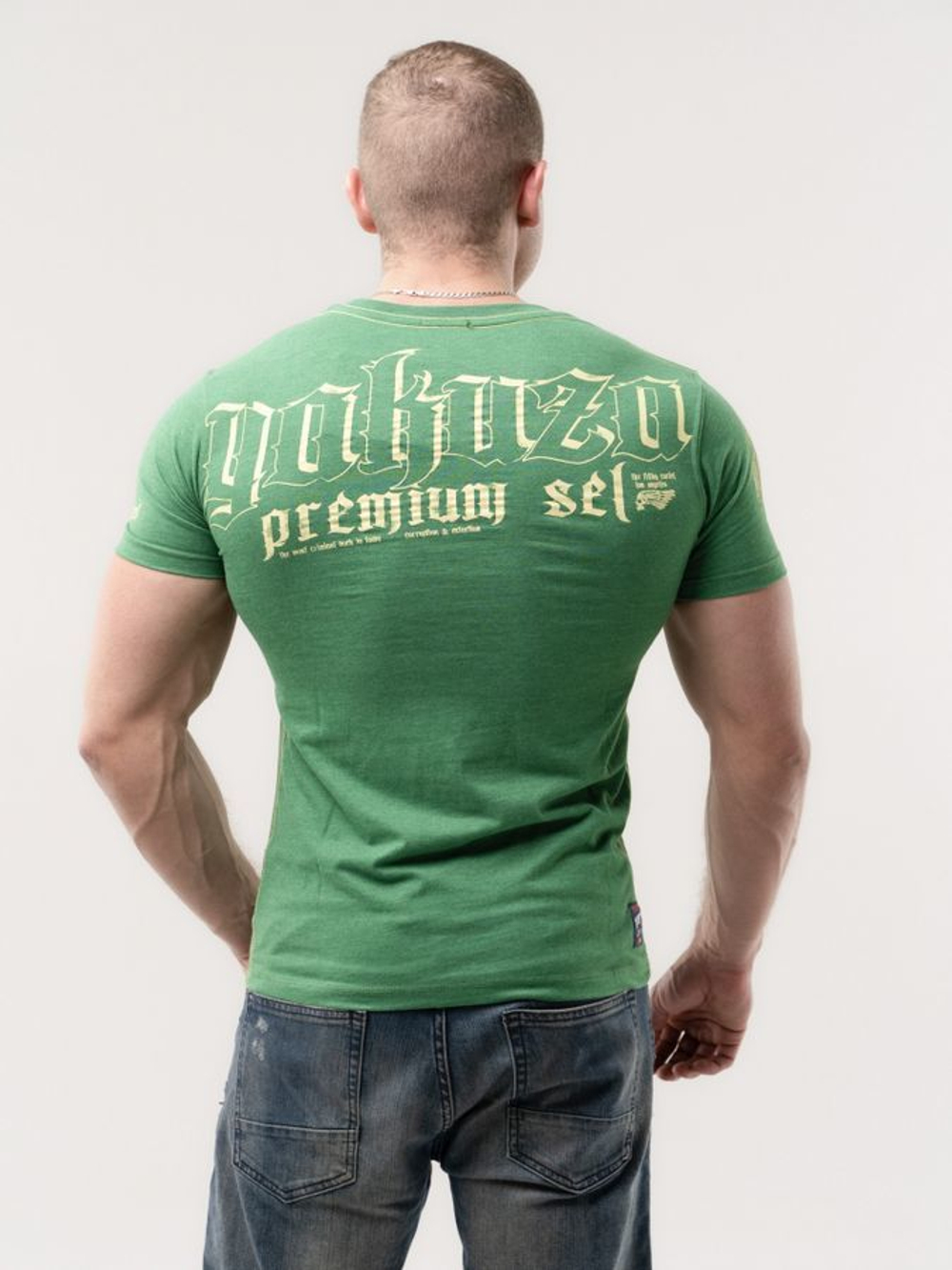 Футболка зеленая Yakuza Premium 2614