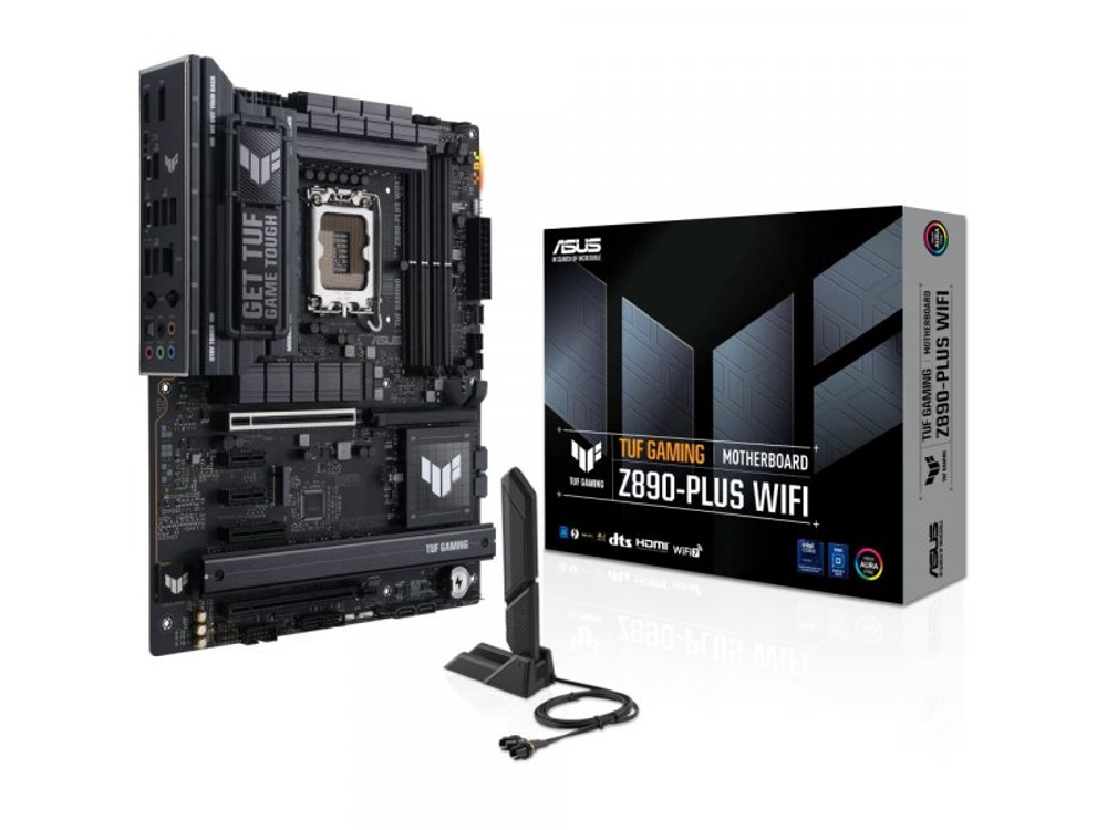 Материнская плата Asus TUF Gaming Z890-plus Wifi, Socket LGA 1851, Intel Z890, ATX, RTL [90MB1IQ0-M0EAY0]