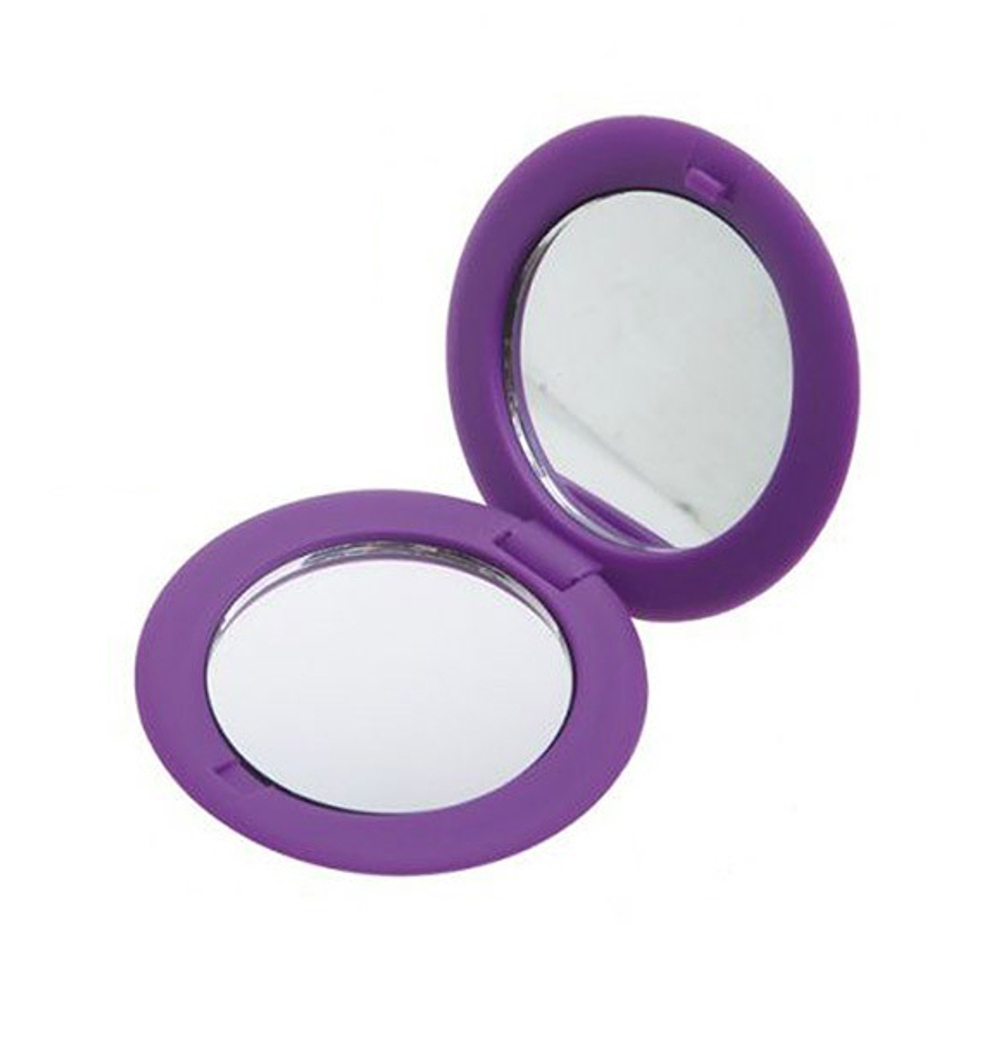 Зеркало карманное круглое "Индиго", DEWAL Beauty