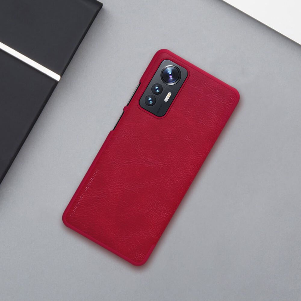 Кожаный чехол-книжка Nillkin Leather Qin для Xiaomi Mi 12 Lite