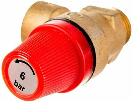 Клапан предохранит  1/2" 6,0 бар