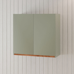 Шкаф навесной, 80х32х75, Малага, кухонный модуль, кухонный гарнитур, в ванну и кухню, зеленый, Dipriz