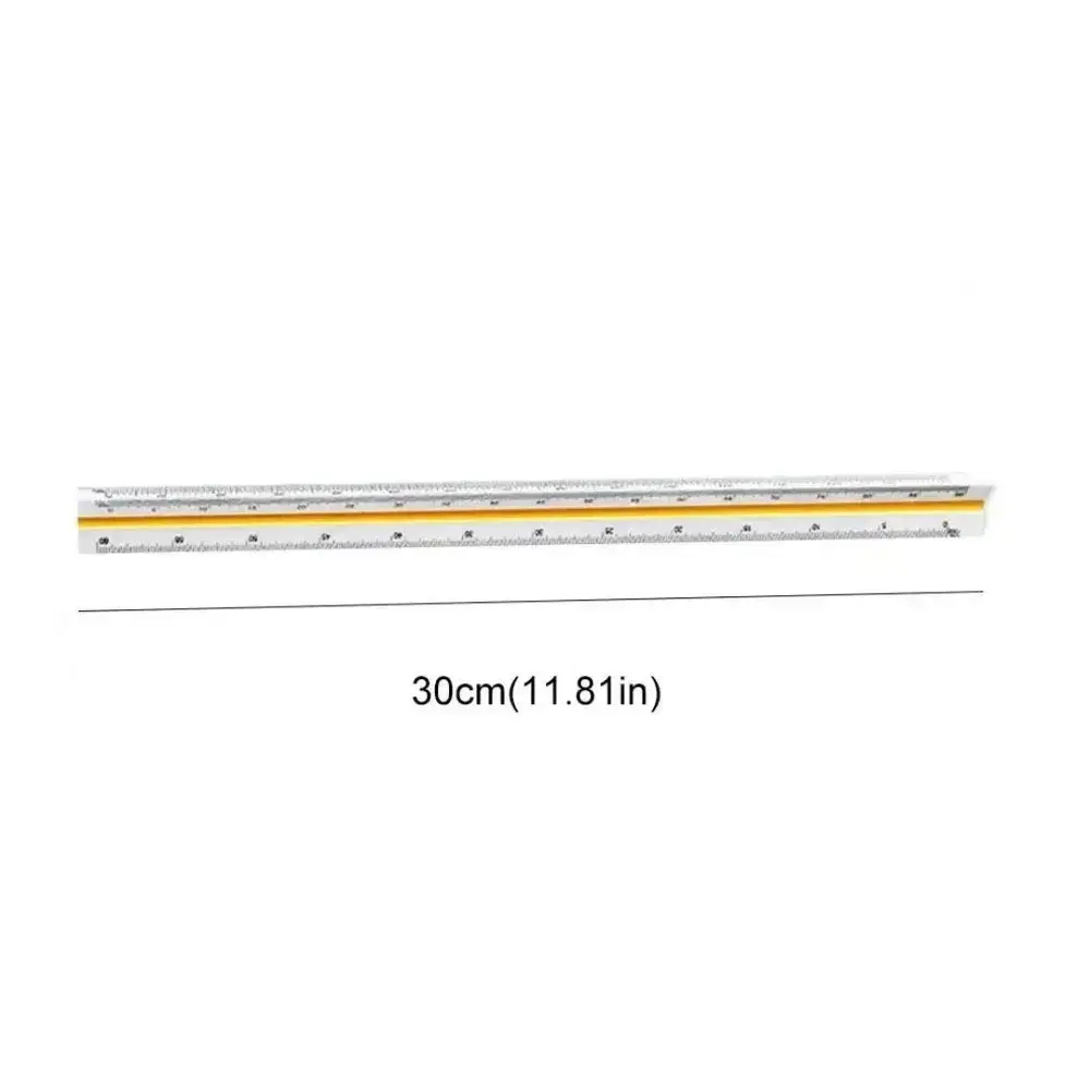 линейка визирная, масштабная линейка