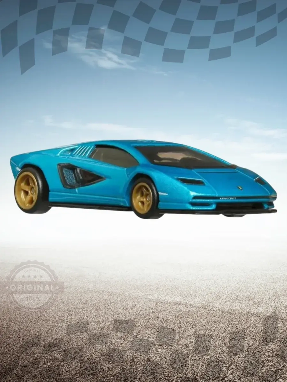 Машинка Хот Вилс Премиум Lamborghini Countach GJT68 HRT70