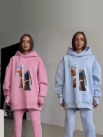 Худи оверсайз с капюшоном